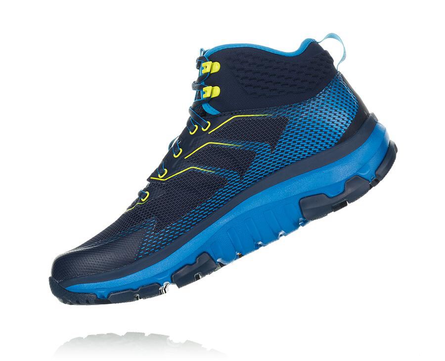 Hoka One One Hiking Boots Mens Navy - Toa GORE-TEX - 39587ZTPE